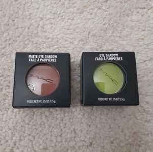 NWT MAC Cosmetics matte shadows in brown script and what's the wifi